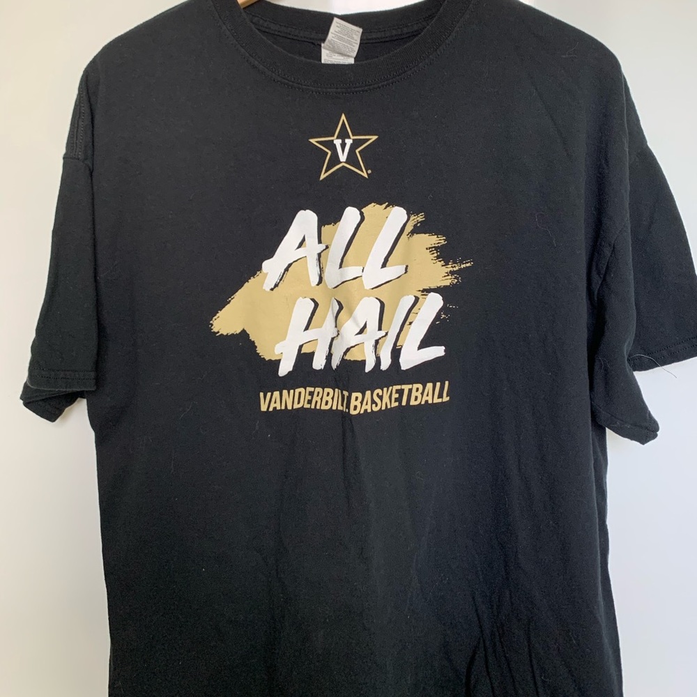 Vanderbilt Basketball Black T-Shirt